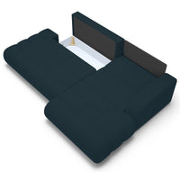 Kampinė sofa-lova ARIONE, mėlyna, dešinė