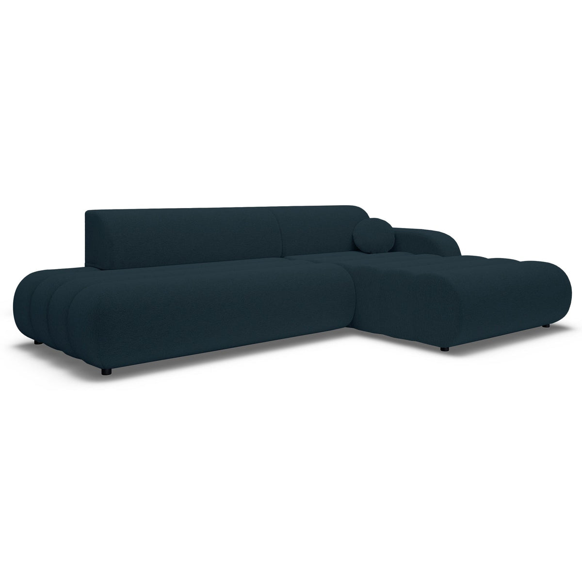 Kampinė sofa-lova ARIONE, mėlyna, dešinė