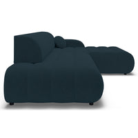 Kampinė sofa-lova ARIONE, mėlyna, dešinė