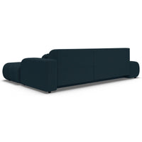 Kampinė sofa-lova ARIONE, mėlyna, dešinė