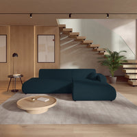 Kampinė sofa-lova ARIONE, mėlyna, dešinė