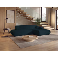 Kampinė sofa-lova ARIONE, mėlyna, dešinė