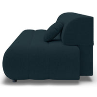 Sofa-lova ARIONE, mėlyna šenilas
