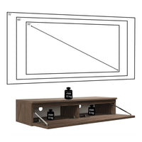 TV staliukas SVEN, riešuto, 100 cm