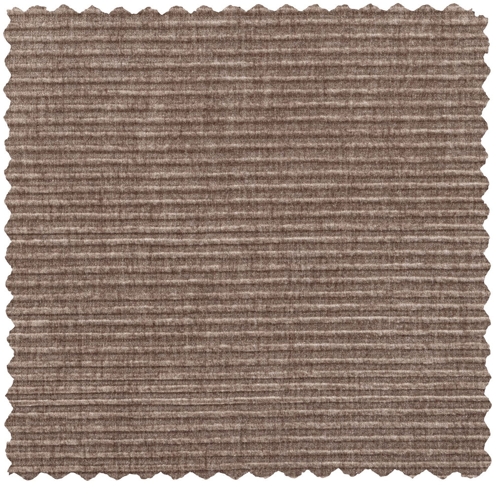 4-vietų 280 Cm STATEMENT SOFA RIB AUDINYS, Molio spalva