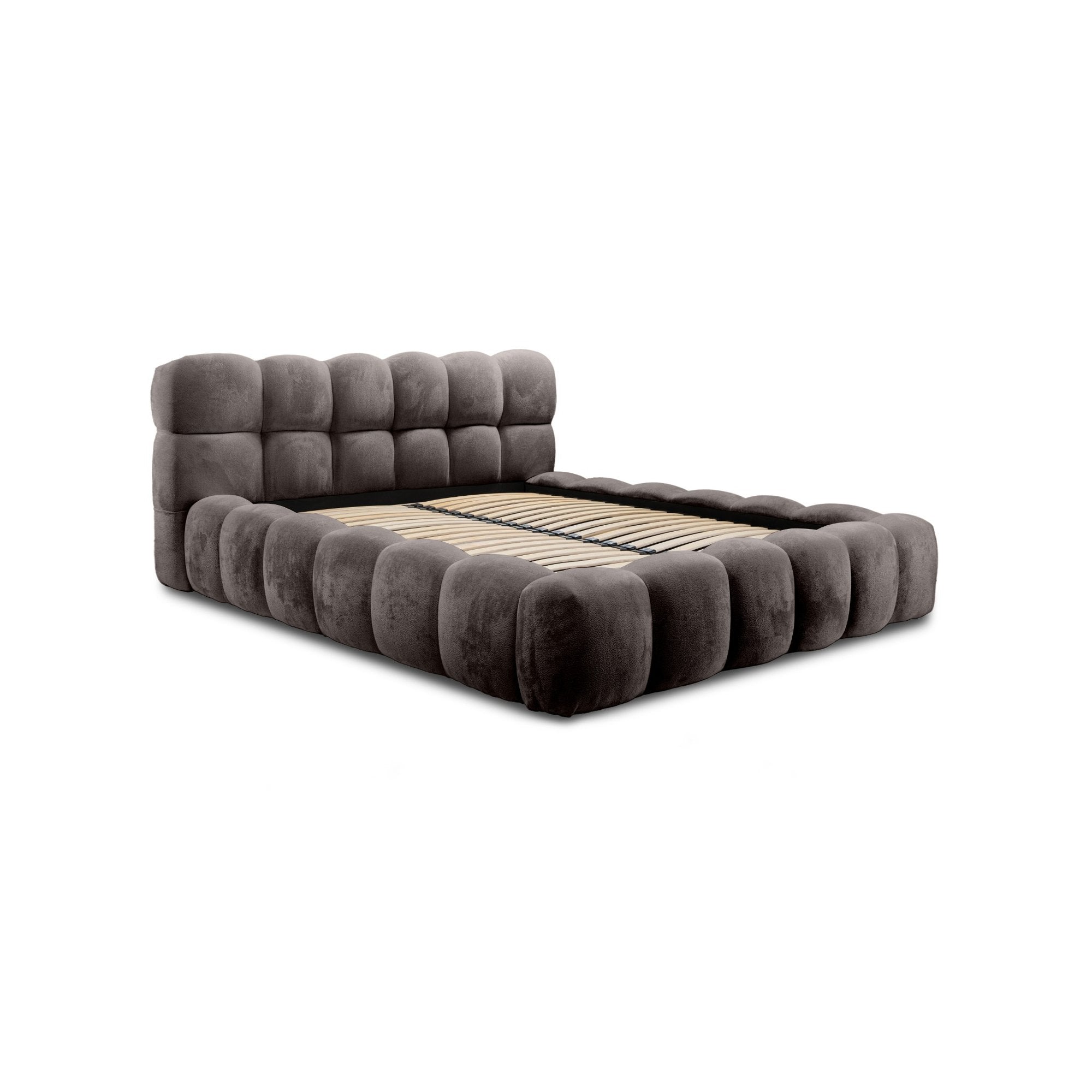 Miegamojo lova JASMIJA, tamsiai ruda aphrodite