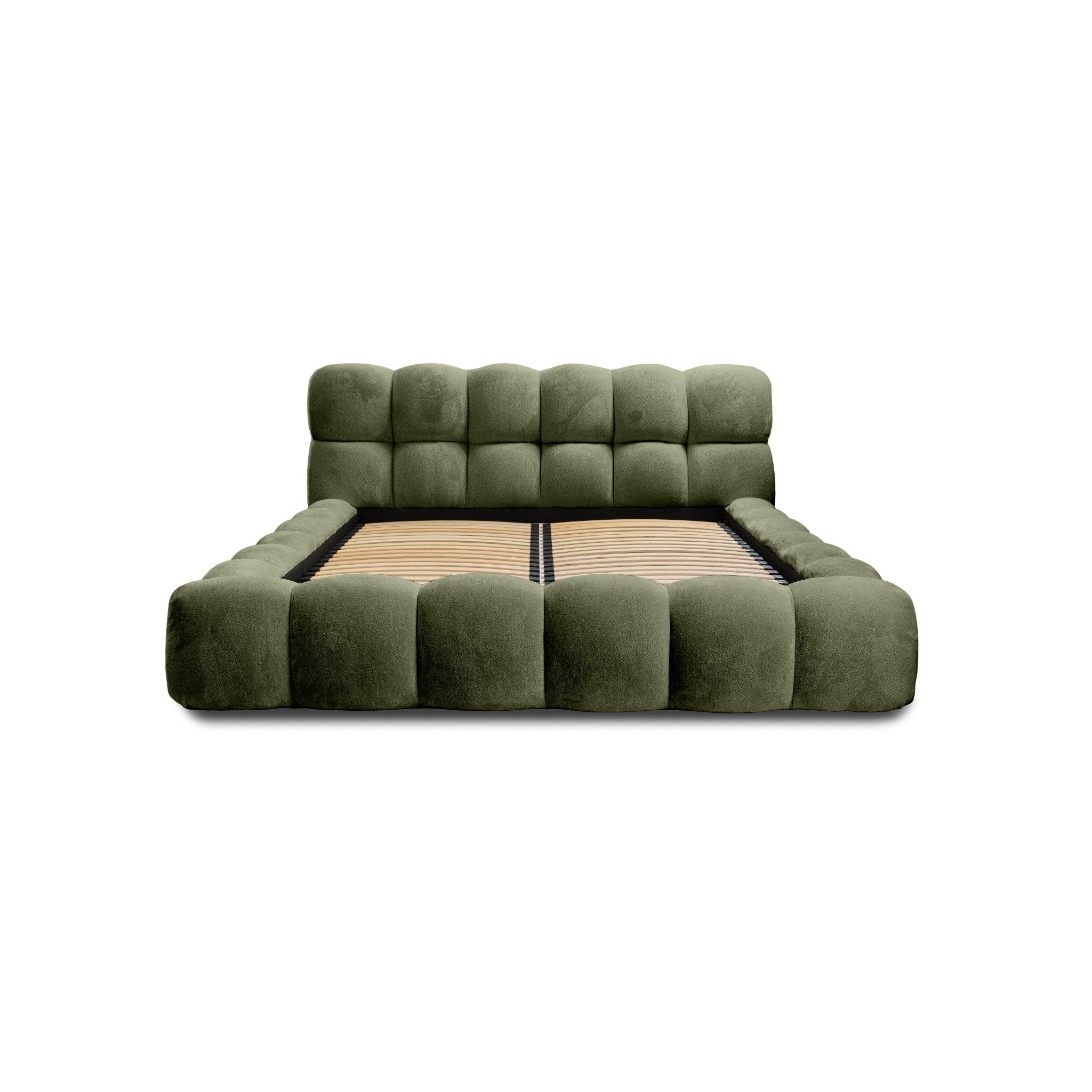 Miegamojo lova JASMIJA, tamsiai žalia aphrodite