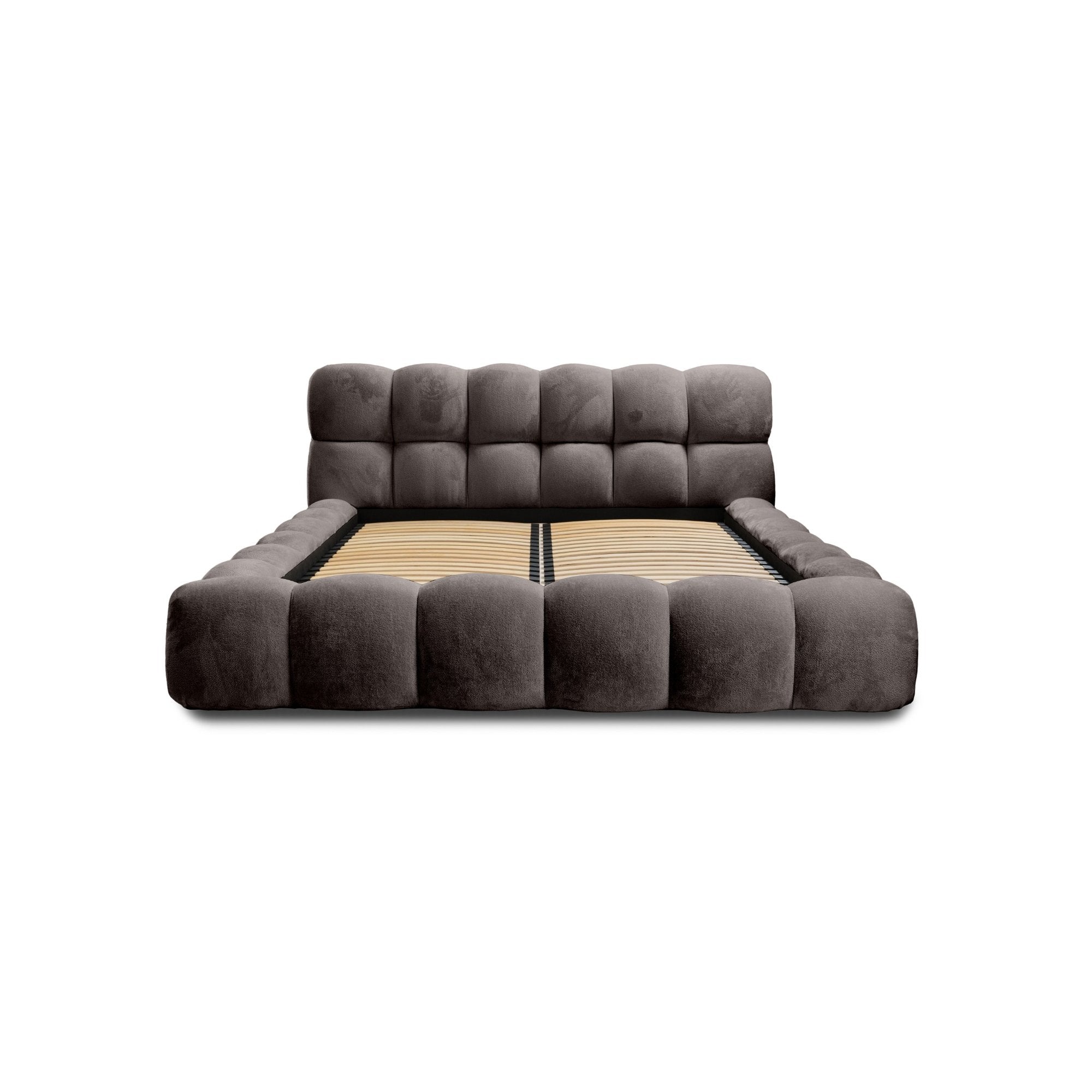 Miegamojo lova JASMIJA, tamsiai ruda aphrodite