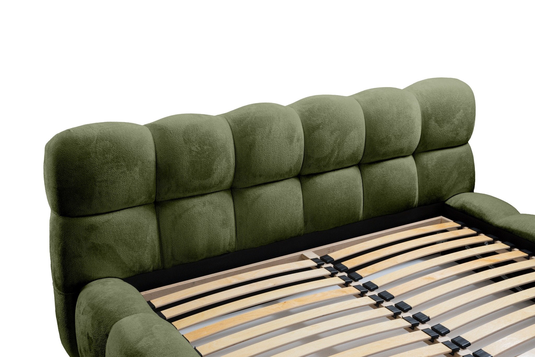 Miegamojo lova JASMIJA, tamsiai žalia aphrodite