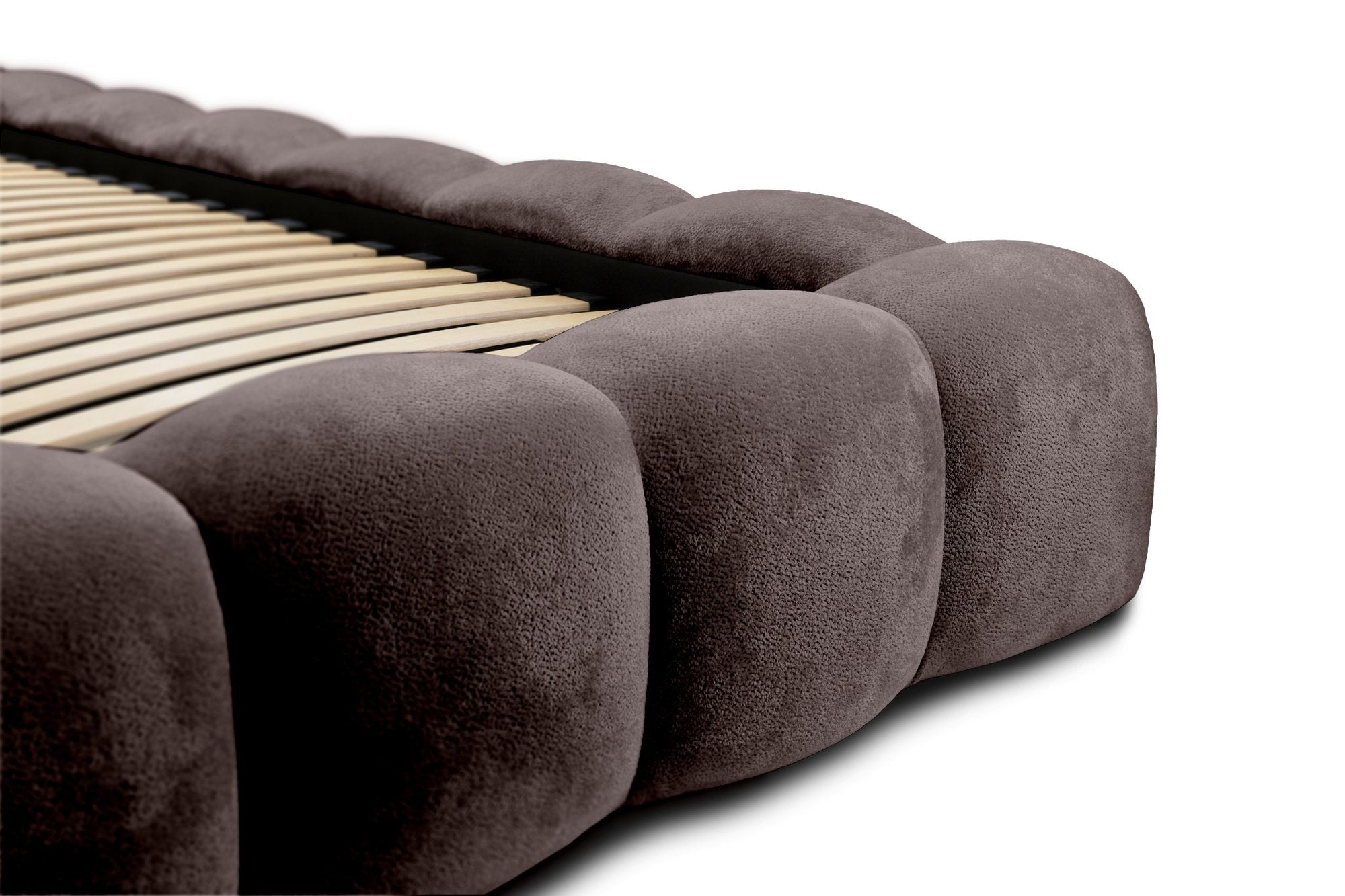 Miegamojo lova JASMIJA, tamsiai ruda aphrodite