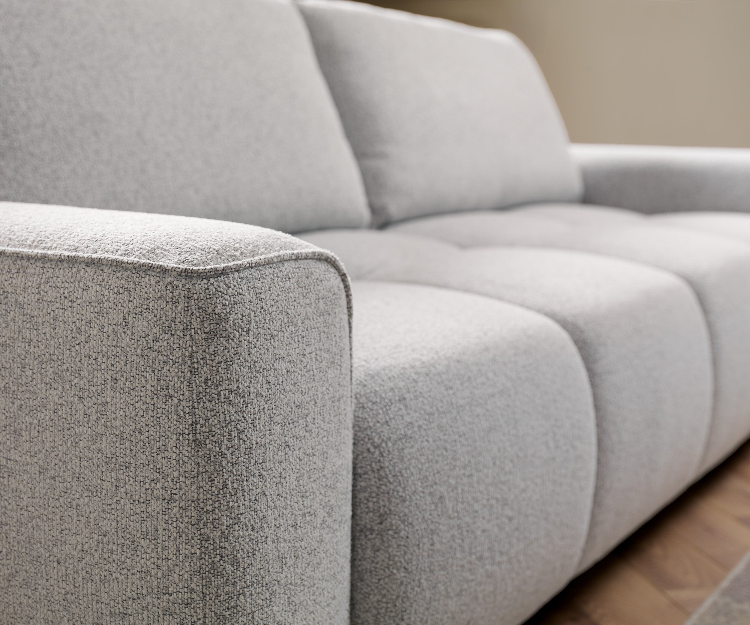 Kampinė sofa-lova BALIS, pilka