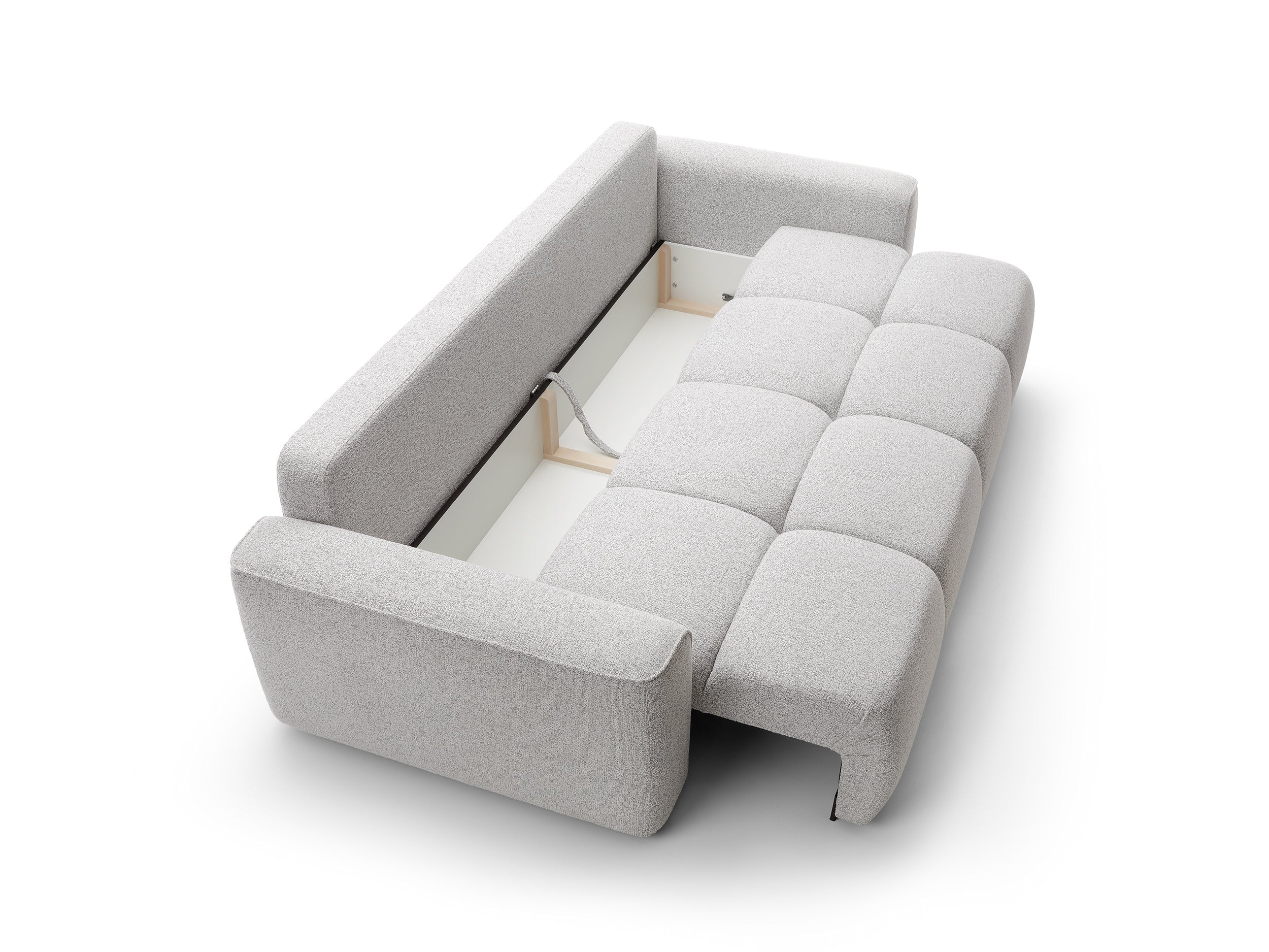 Kampinė sofa-lova BALIS, pilka