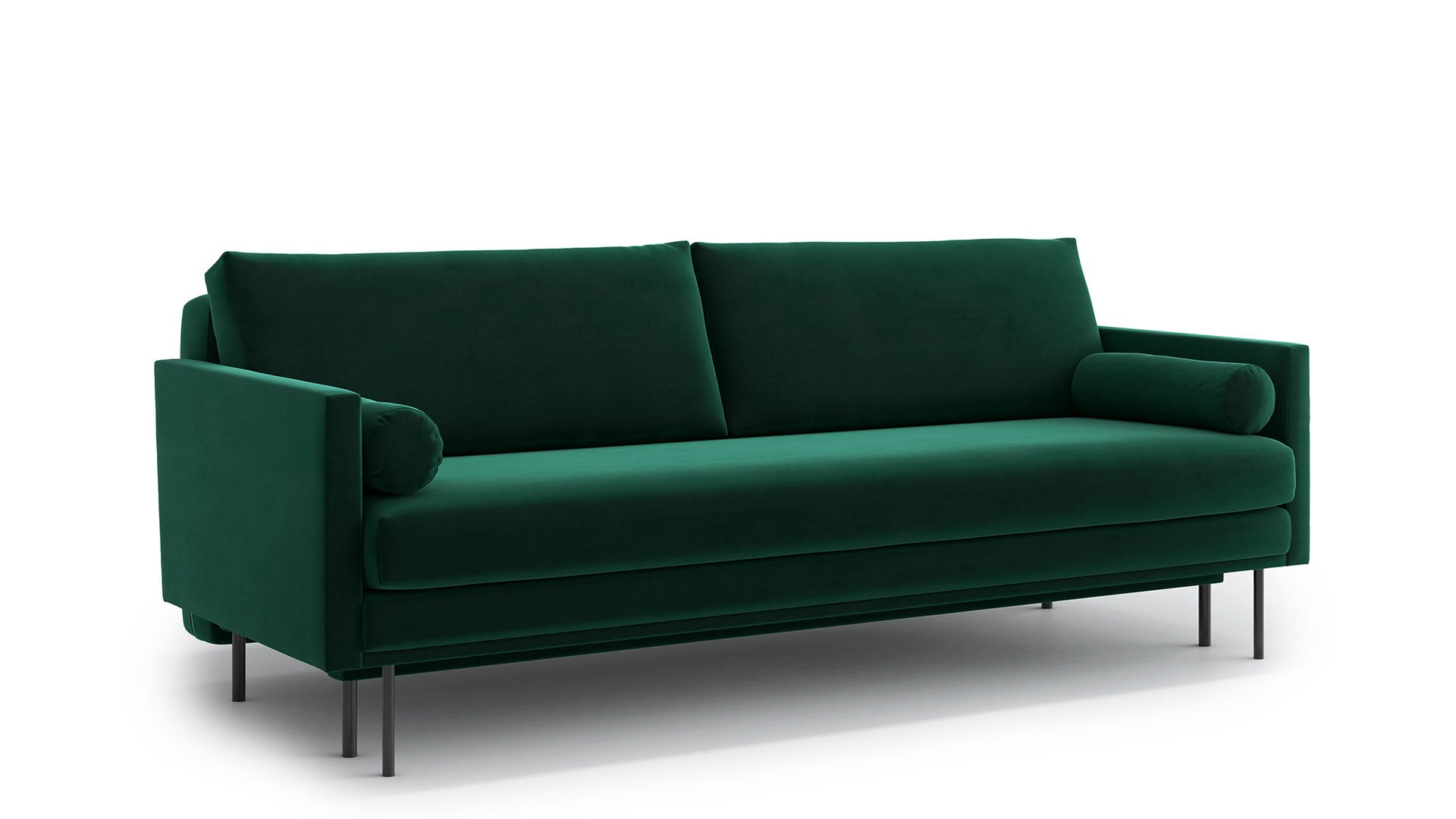 Sofa-lova BOBBY, Bottle Green veliūras