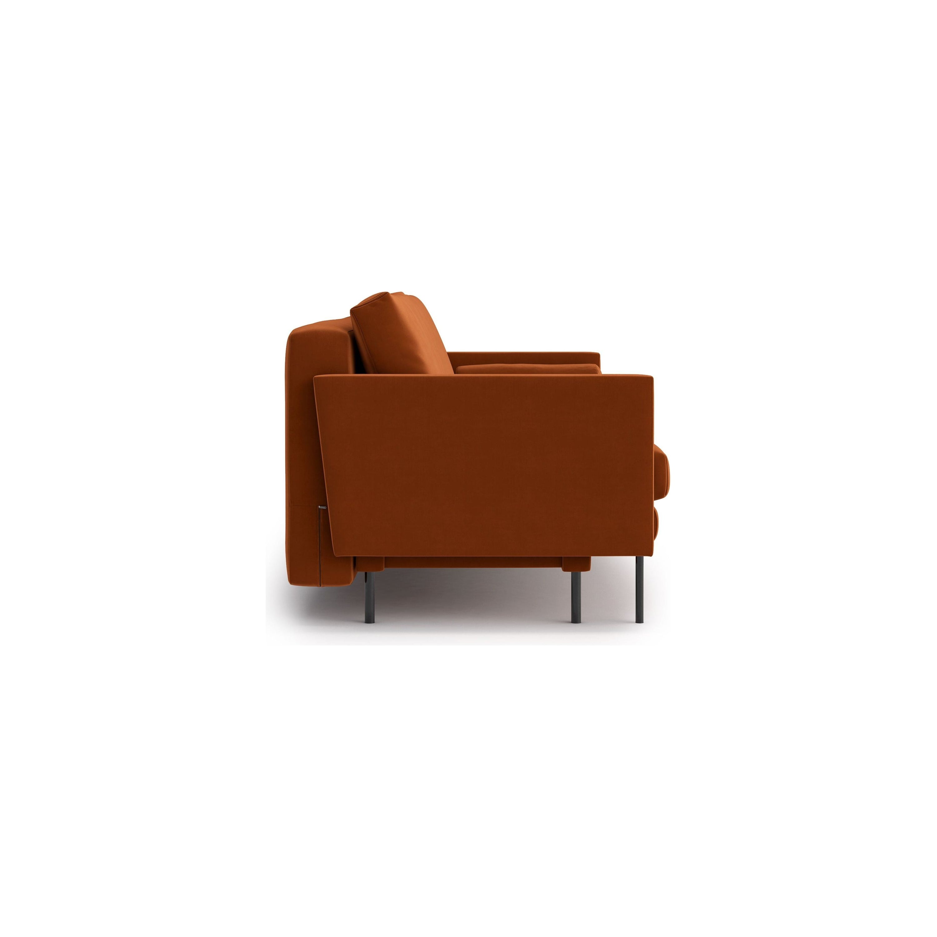 BLUES 3 vietų sofa lova, konjako spalva
