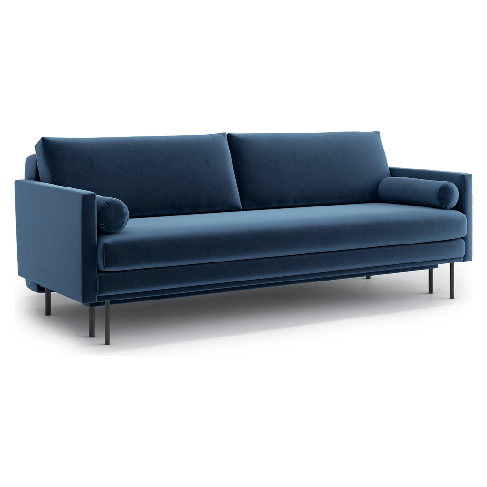 BLUES 3 vietų sofa lova, mėlyna spalva