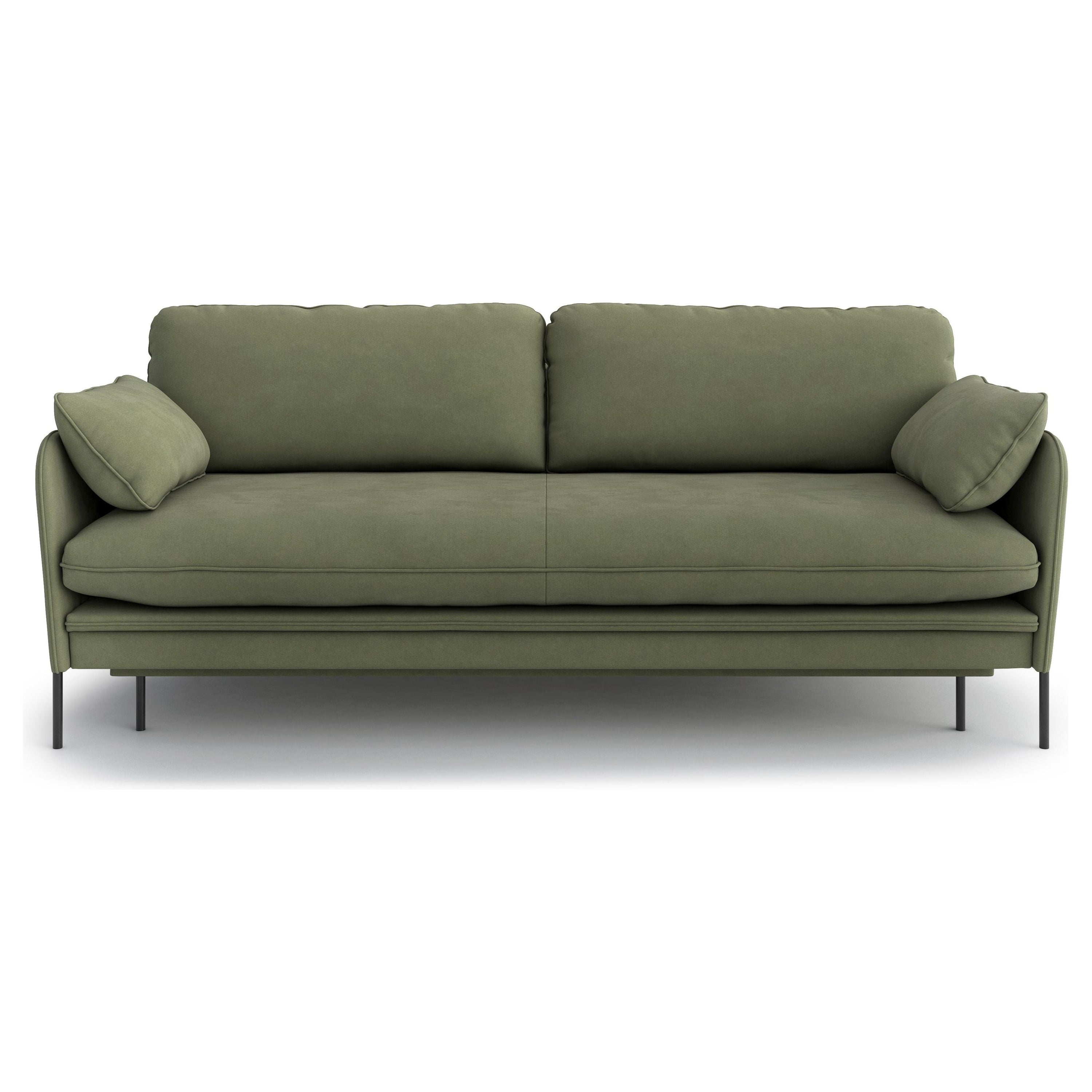 3 vietų sofa lova BONNIE , žalia spalva