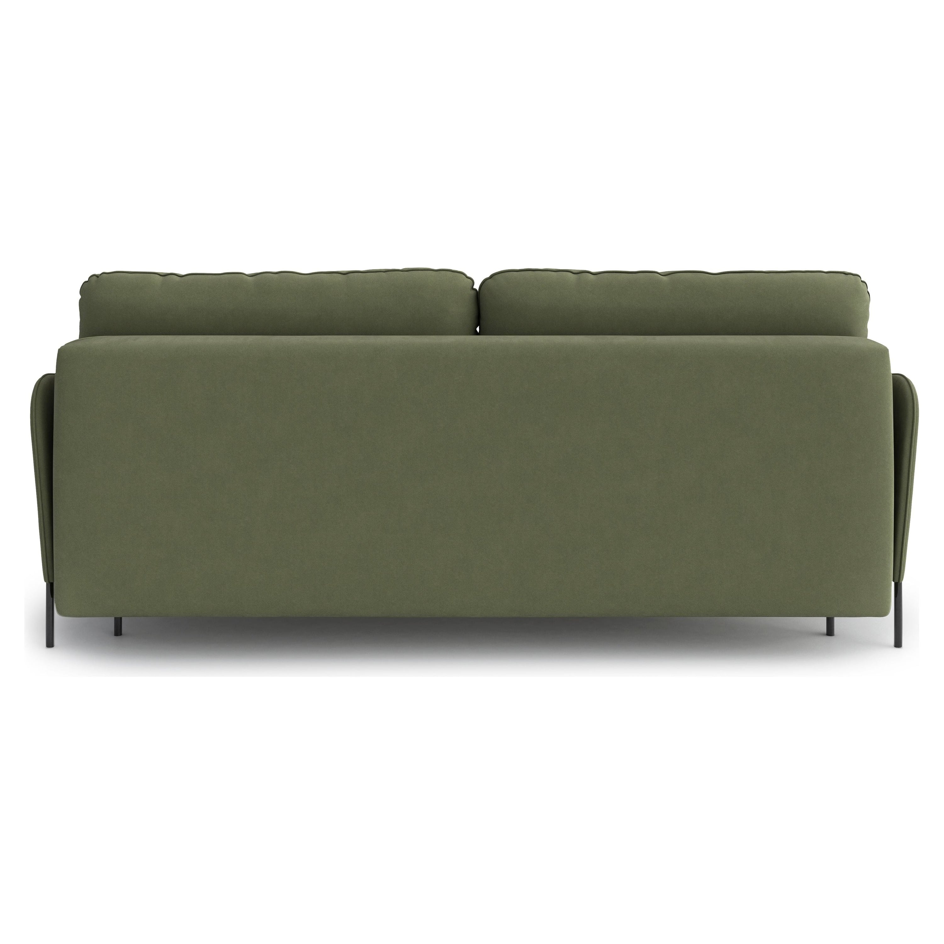 3 vietų sofa lova BONNIE , žalia spalva