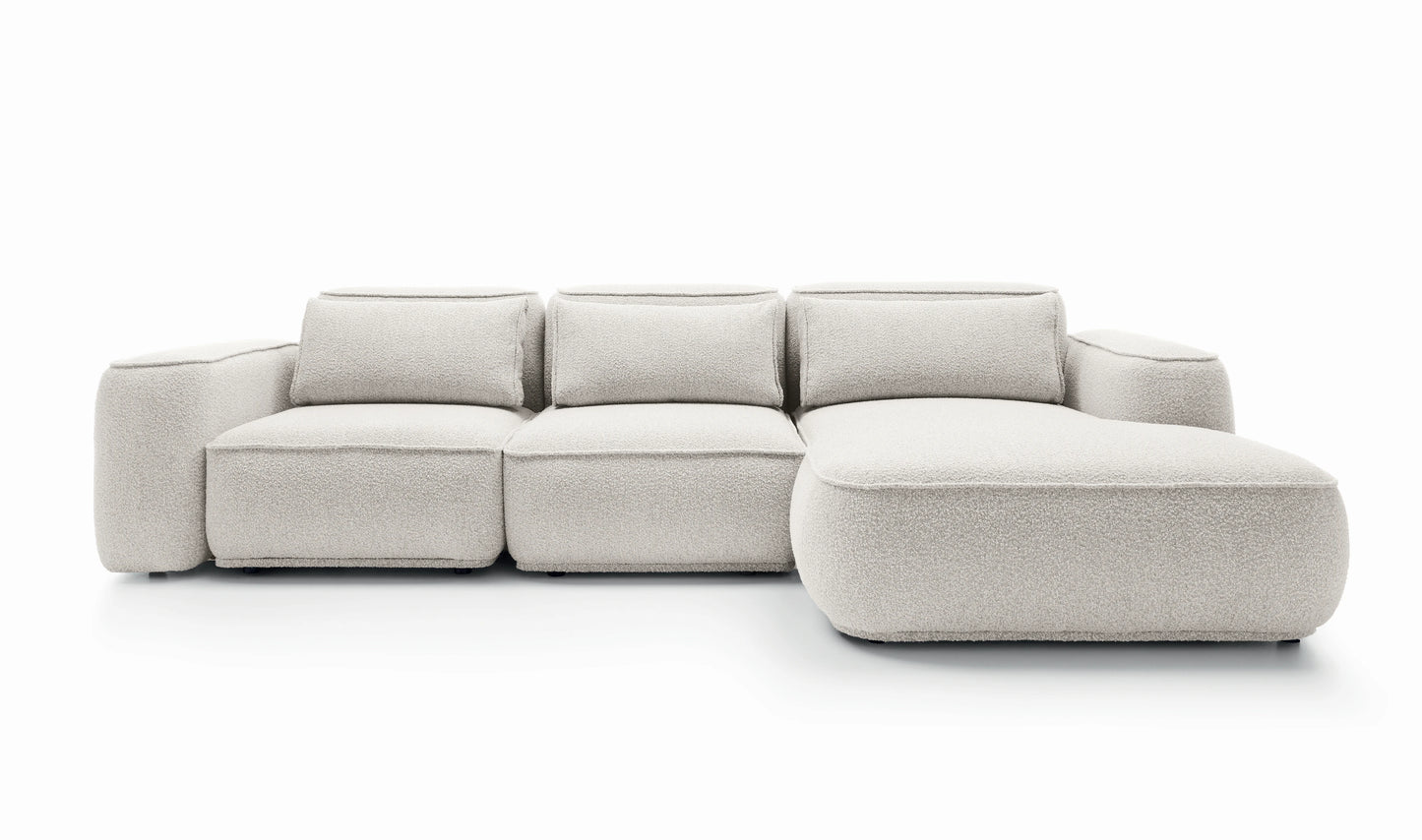 Kampinė sofa BILLY, kreminė