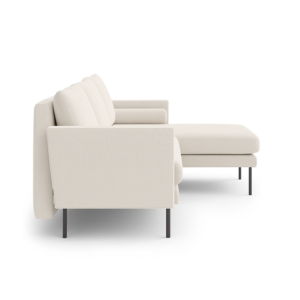 Kampinė sofa lova BOBBY, shall audinys