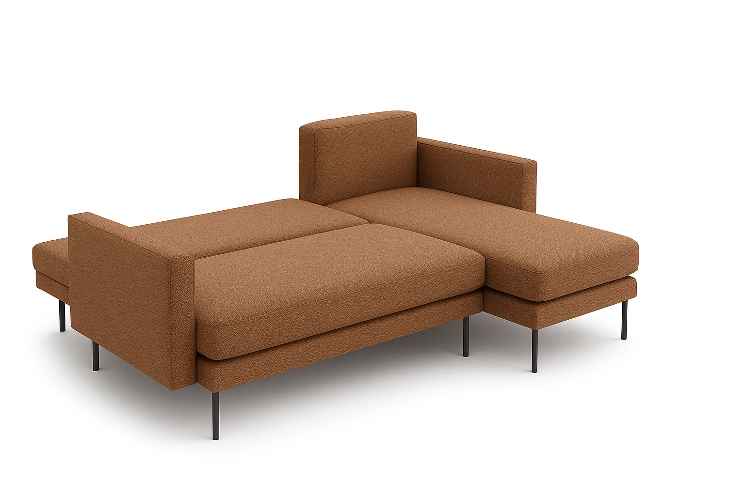 Kampinė sofa lova BOBBY, brosca bouclé audinys
