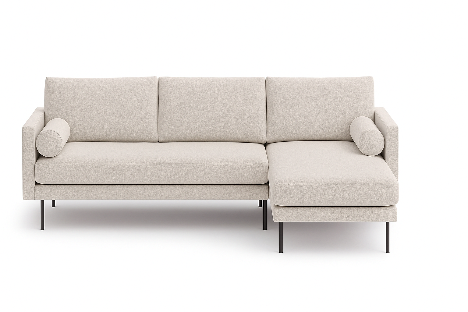 Kampinė sofa lova BOBBY, natas bouclé audinys