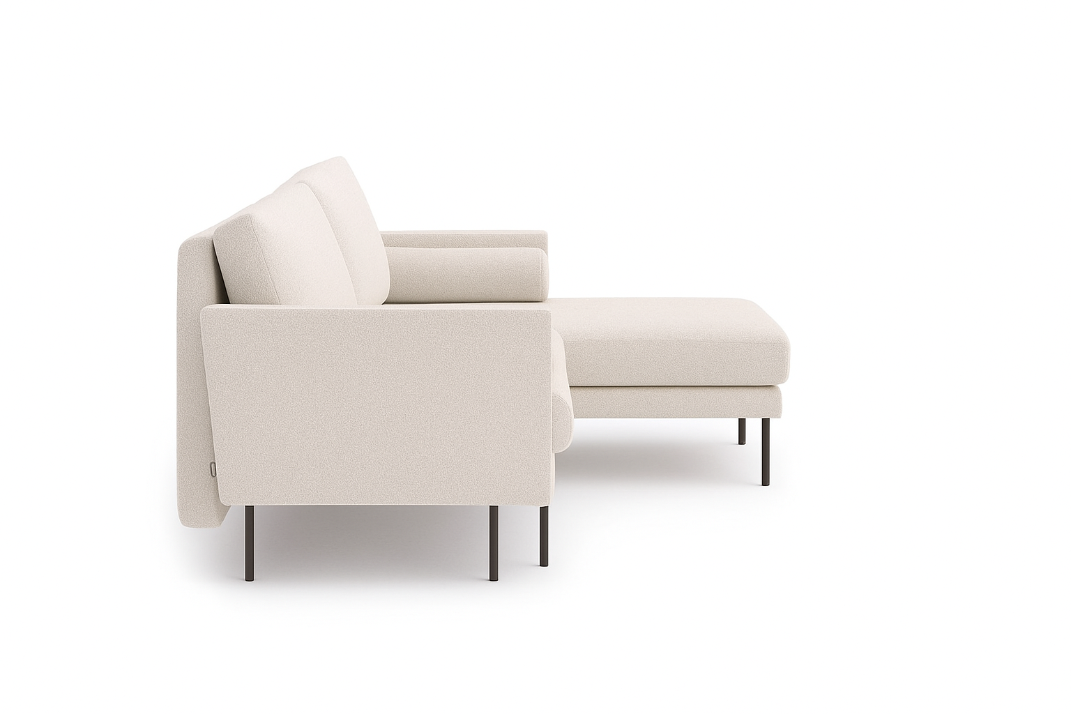 Kampinė sofa lova BOBBY, natas bouclé audinys