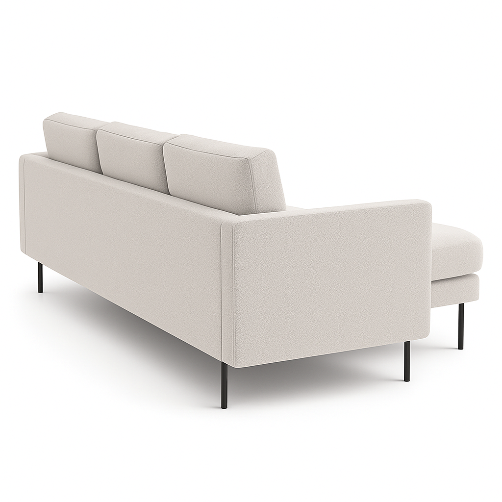 Kampinė sofa lova BOBBY, natas bouclé audinys