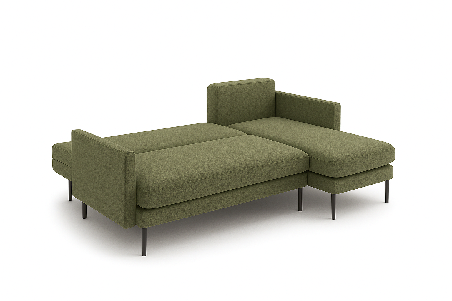 Kampinė sofa lova BOBBY, grase bouclé audinys