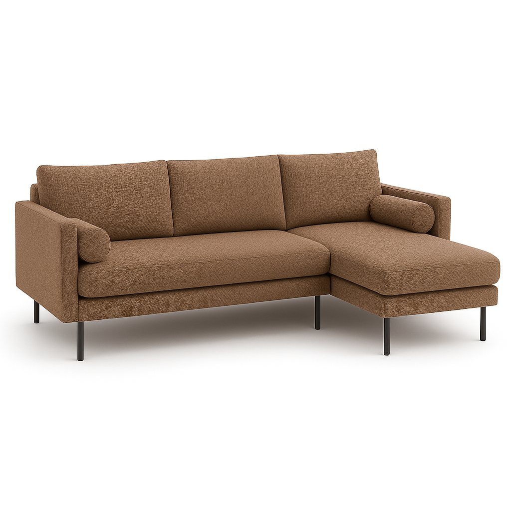 Kampinė sofa lova BOBBY, brosca bouclé audinys