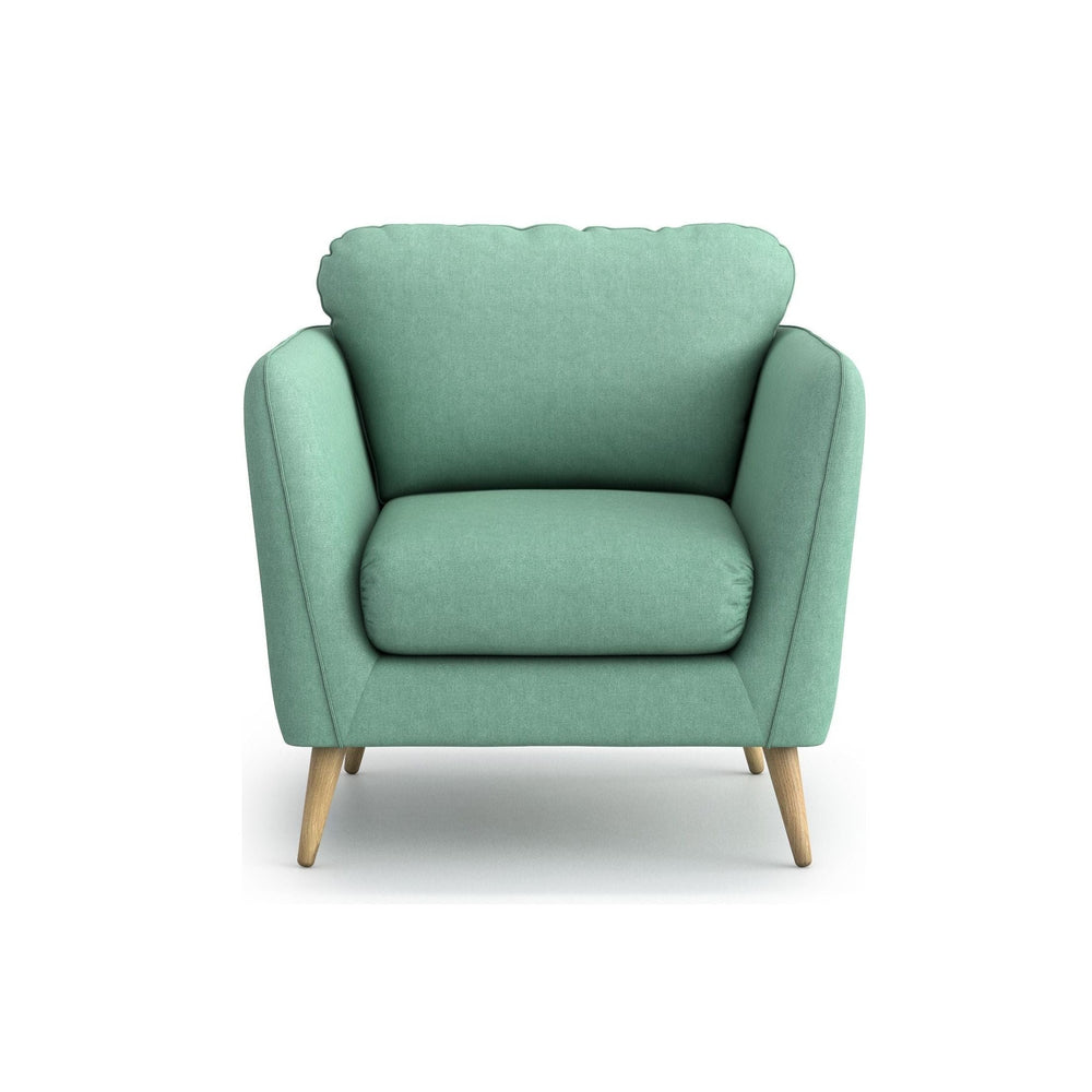 CLARA fotelis, šviesiai žalia spalva
