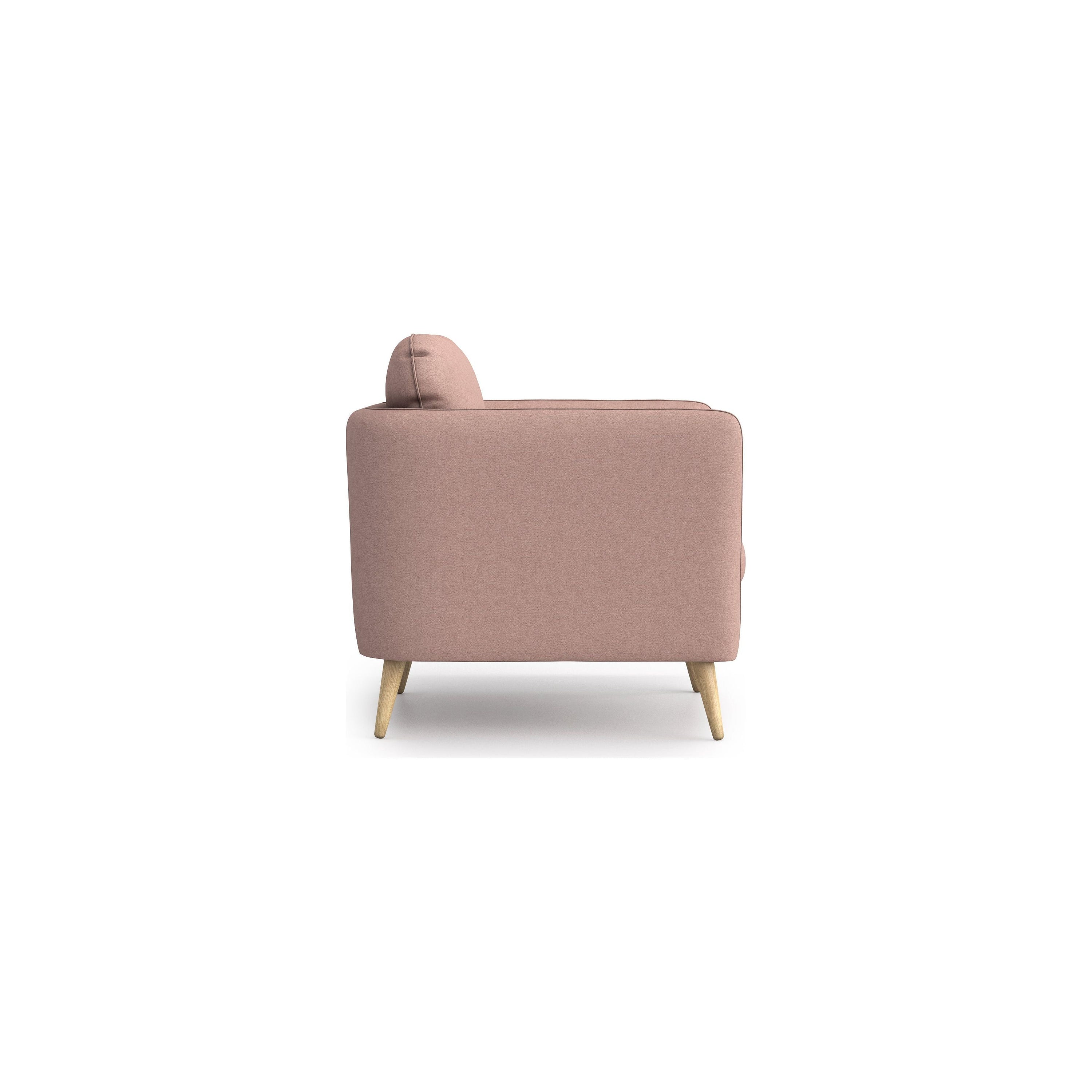 CLARA fotelis, rožinė spalva