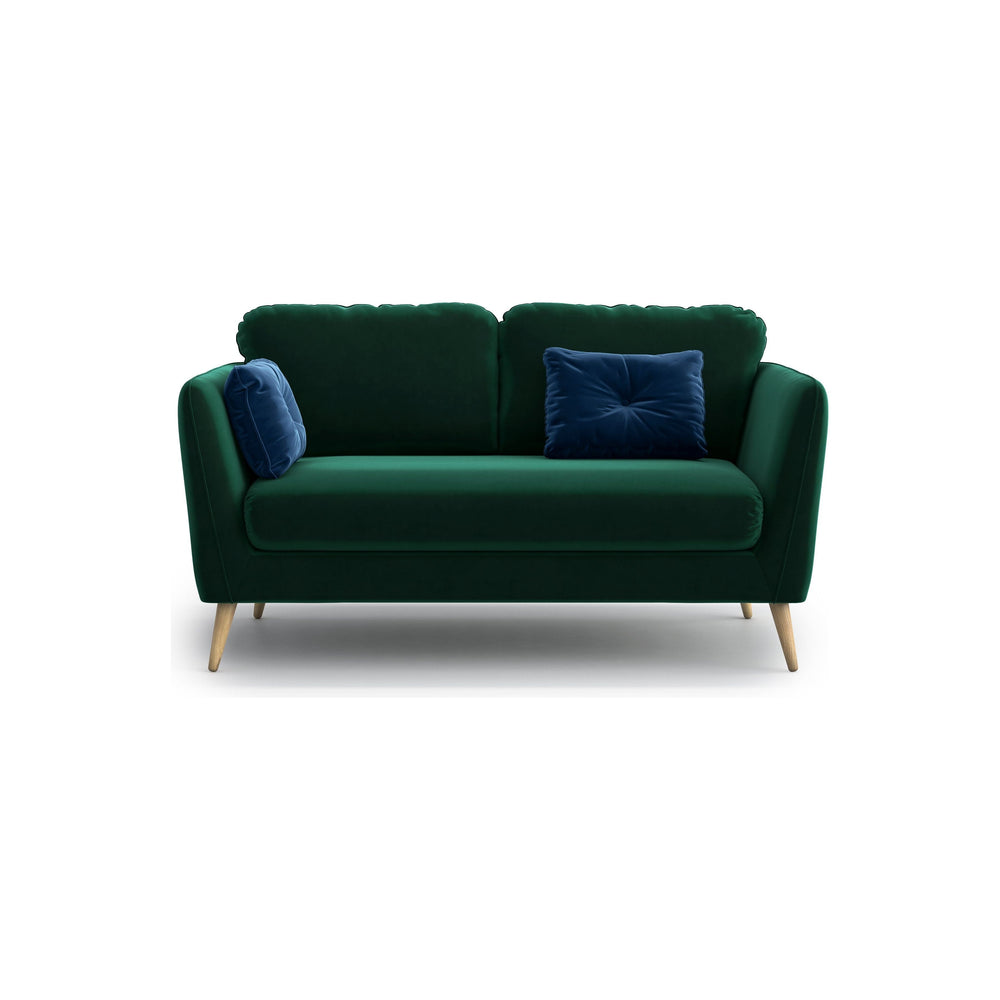 CLARA 2 vietų sofa, žalia spalva