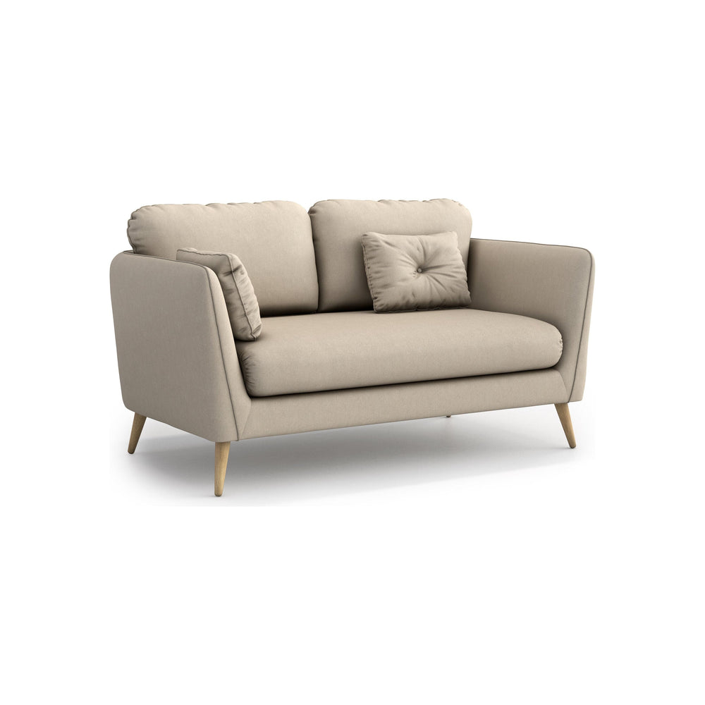 CLARA 2 vietų sofa, natūrali spalva