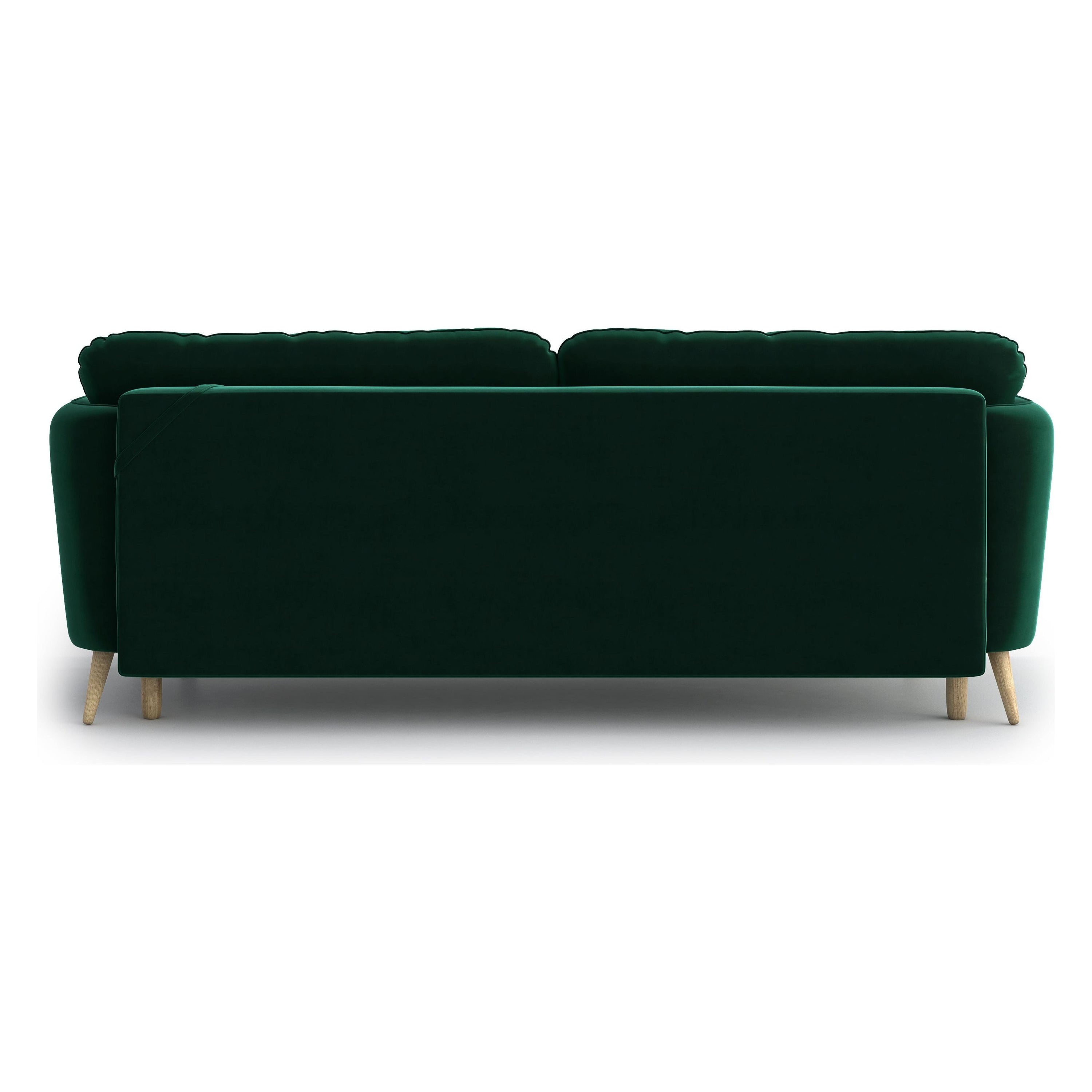 CLARA 3 vietų sofa lova, žalia spalva