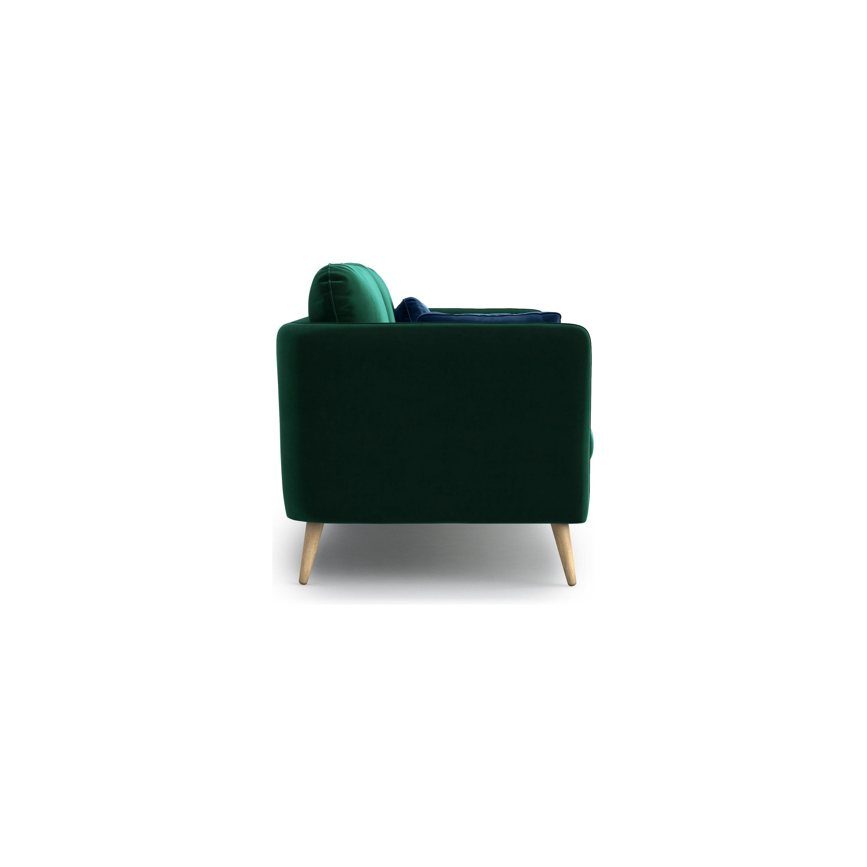 CLARA 3 vietų sofa, žalia spalva