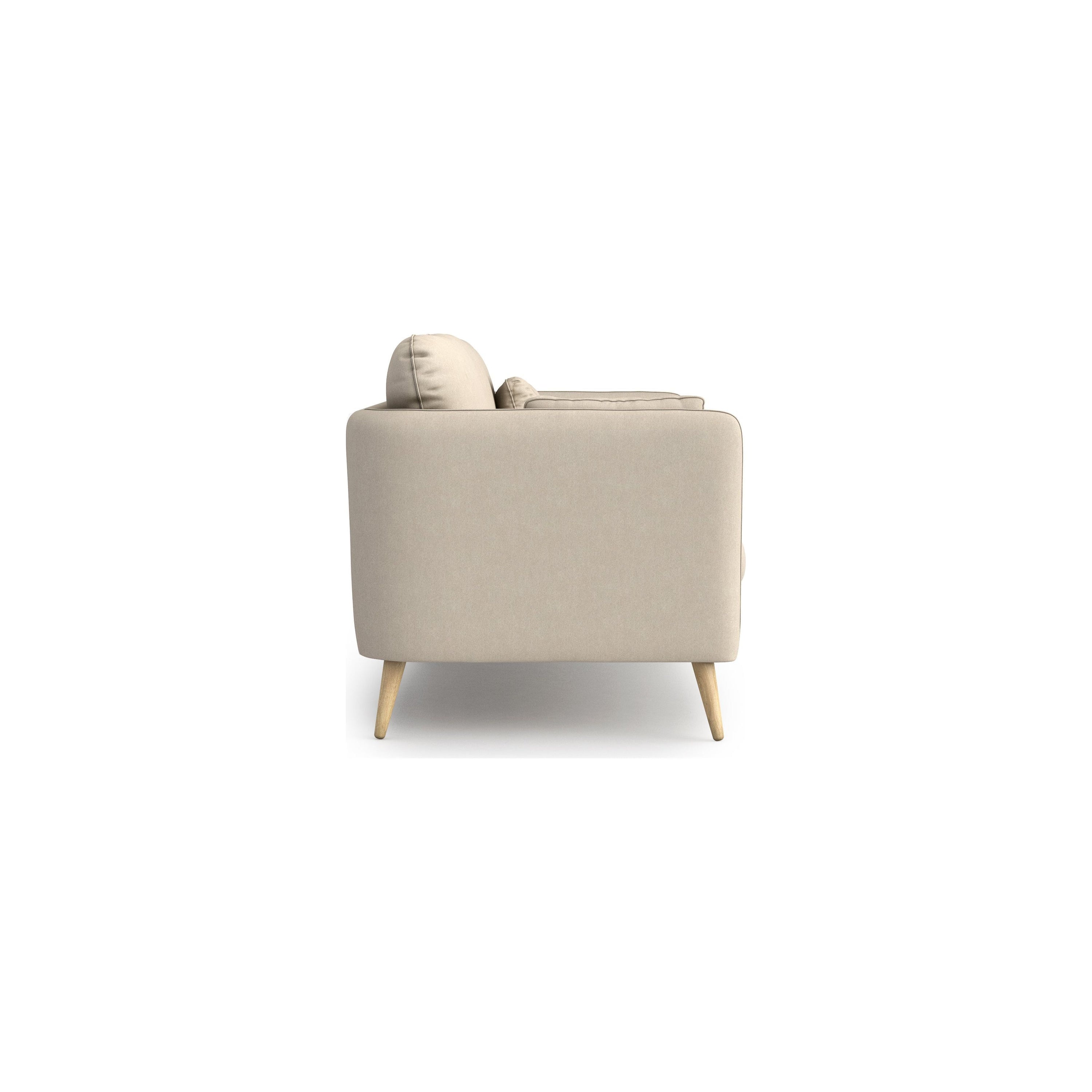 CLARA 3 vietų sofa, smėlio spalva