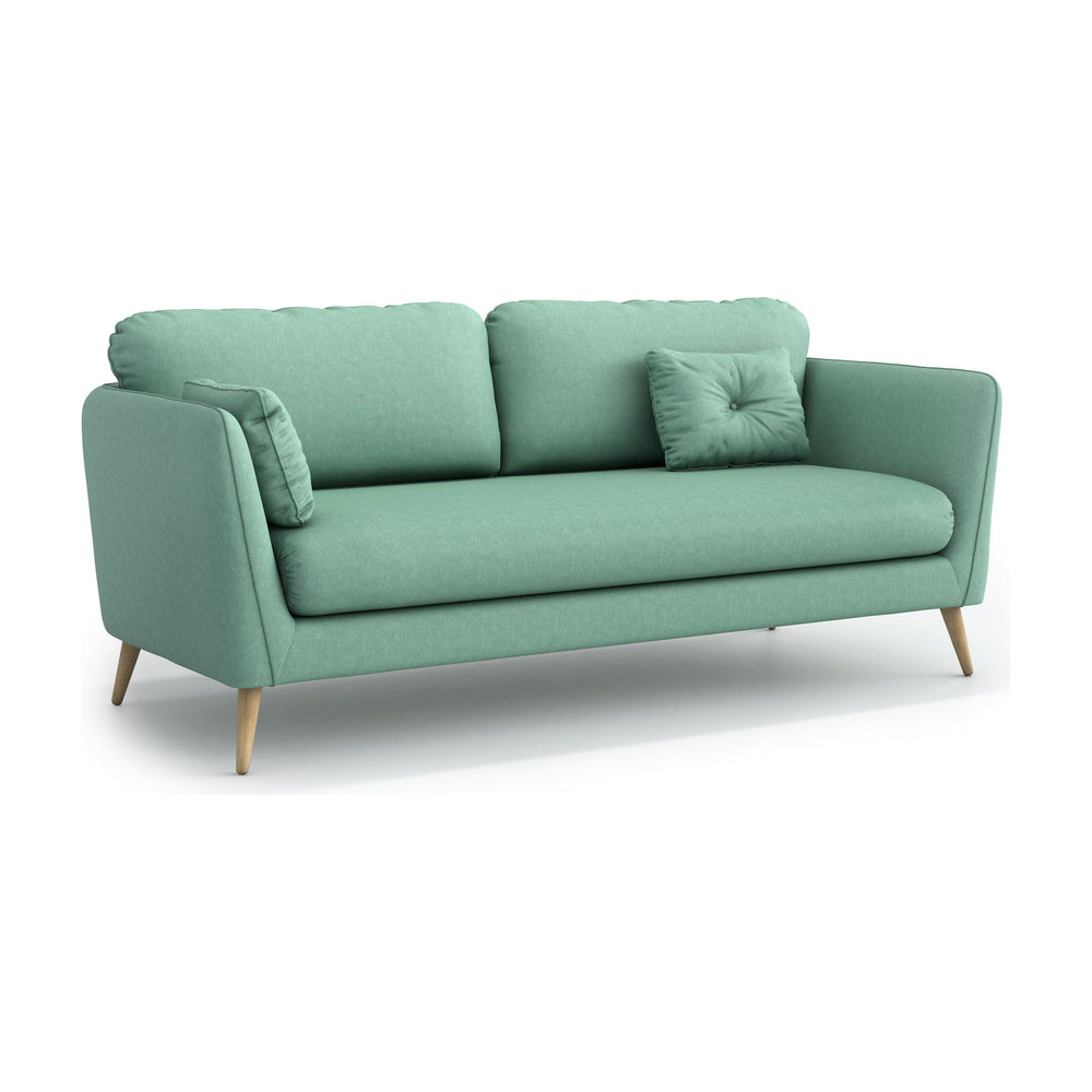CLARA 3 vietų sofa, šviesiai žalia spalva