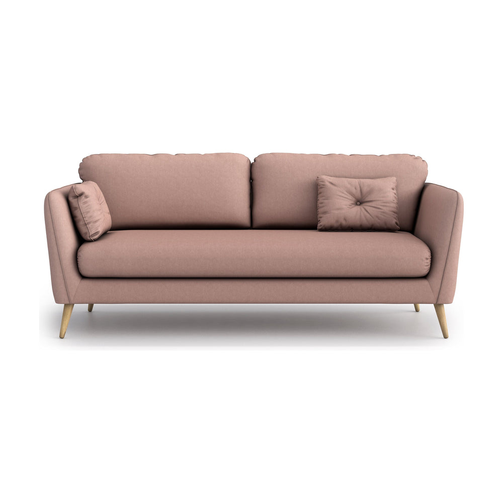 CLARA 3 vietų sofa, rožinė spalva