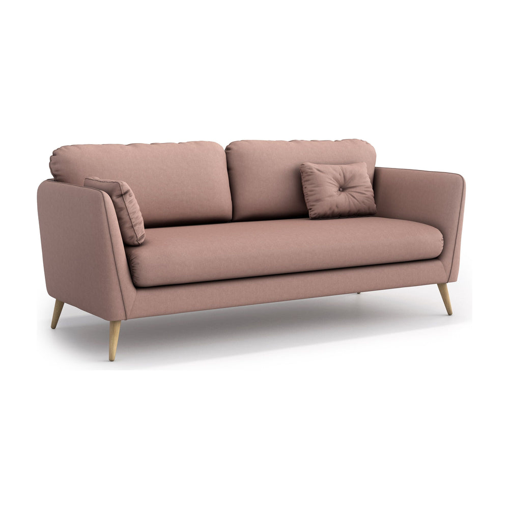 CLARA 3 vietų sofa, rožinė spalva