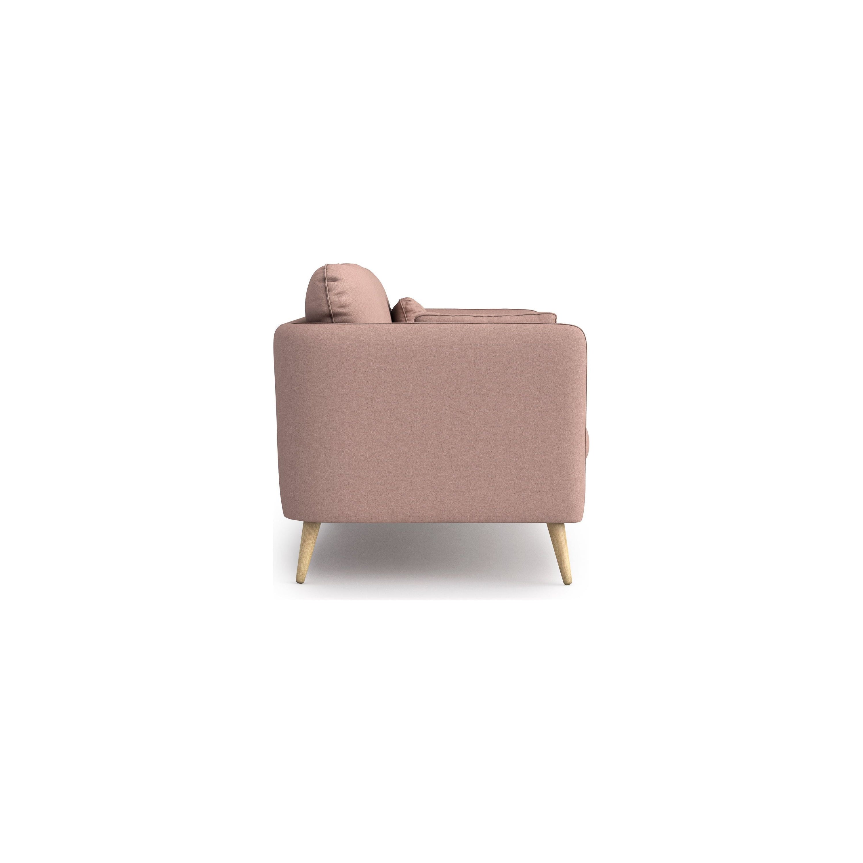 CLARA 3 vietų sofa, rožinė spalva