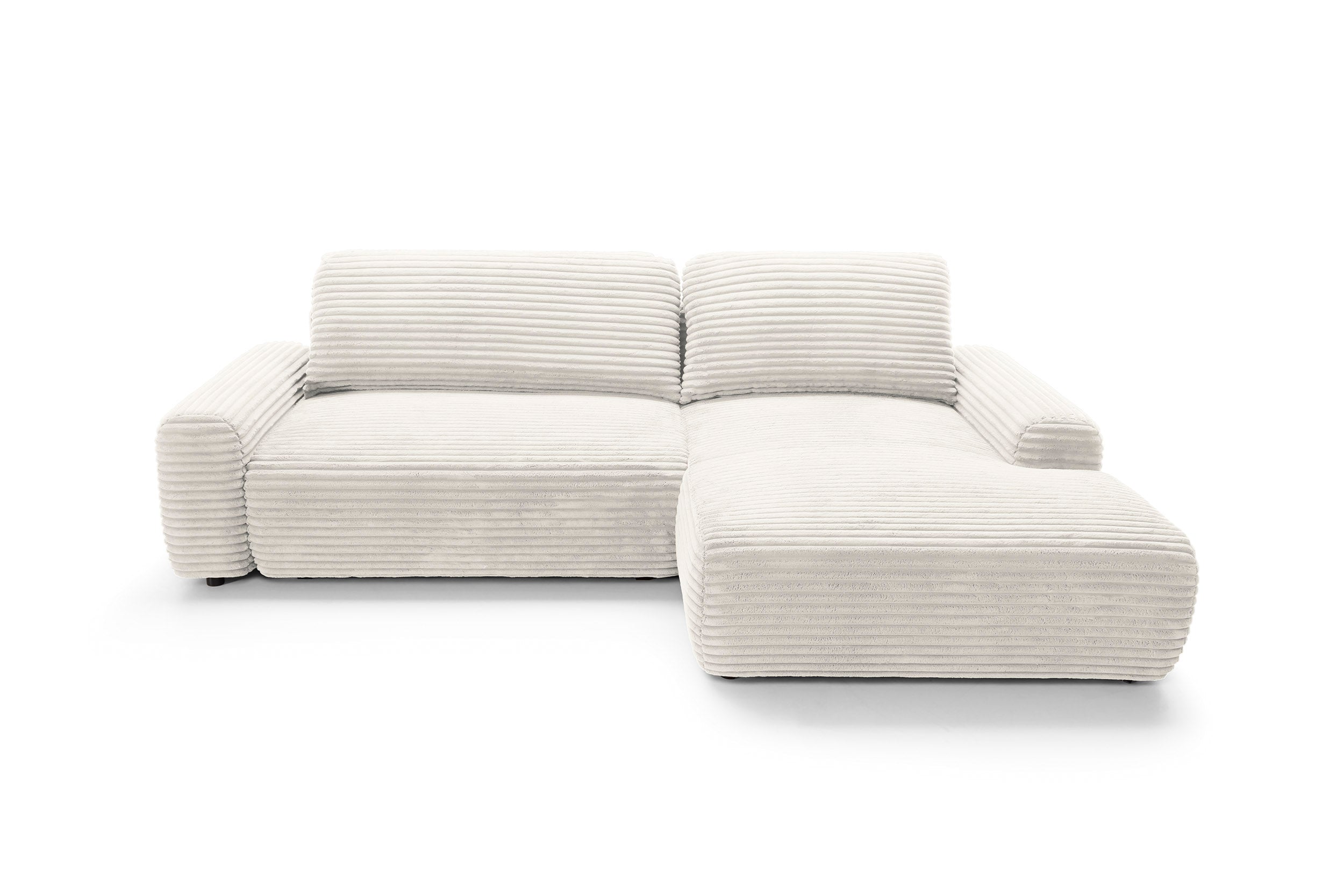Kampinė sofa lova CODAK, dramblio kaulo spalva