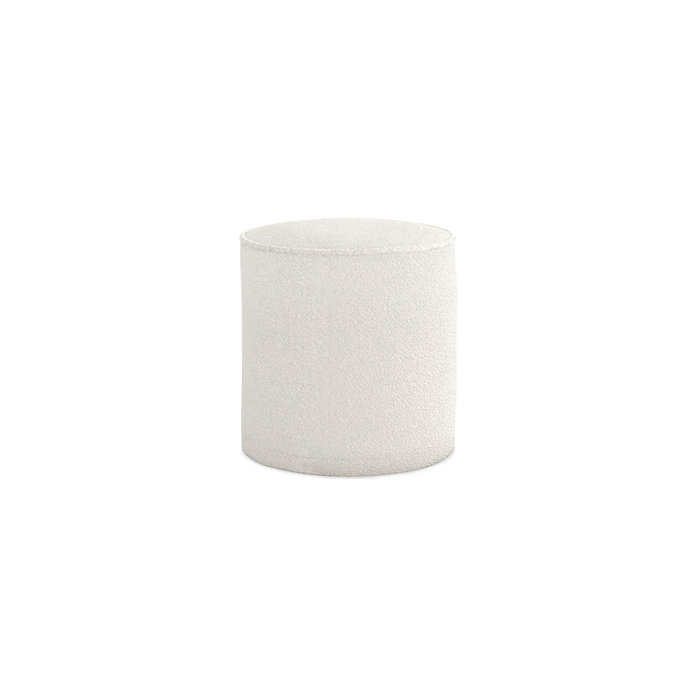 CUP pufas, balta spalva