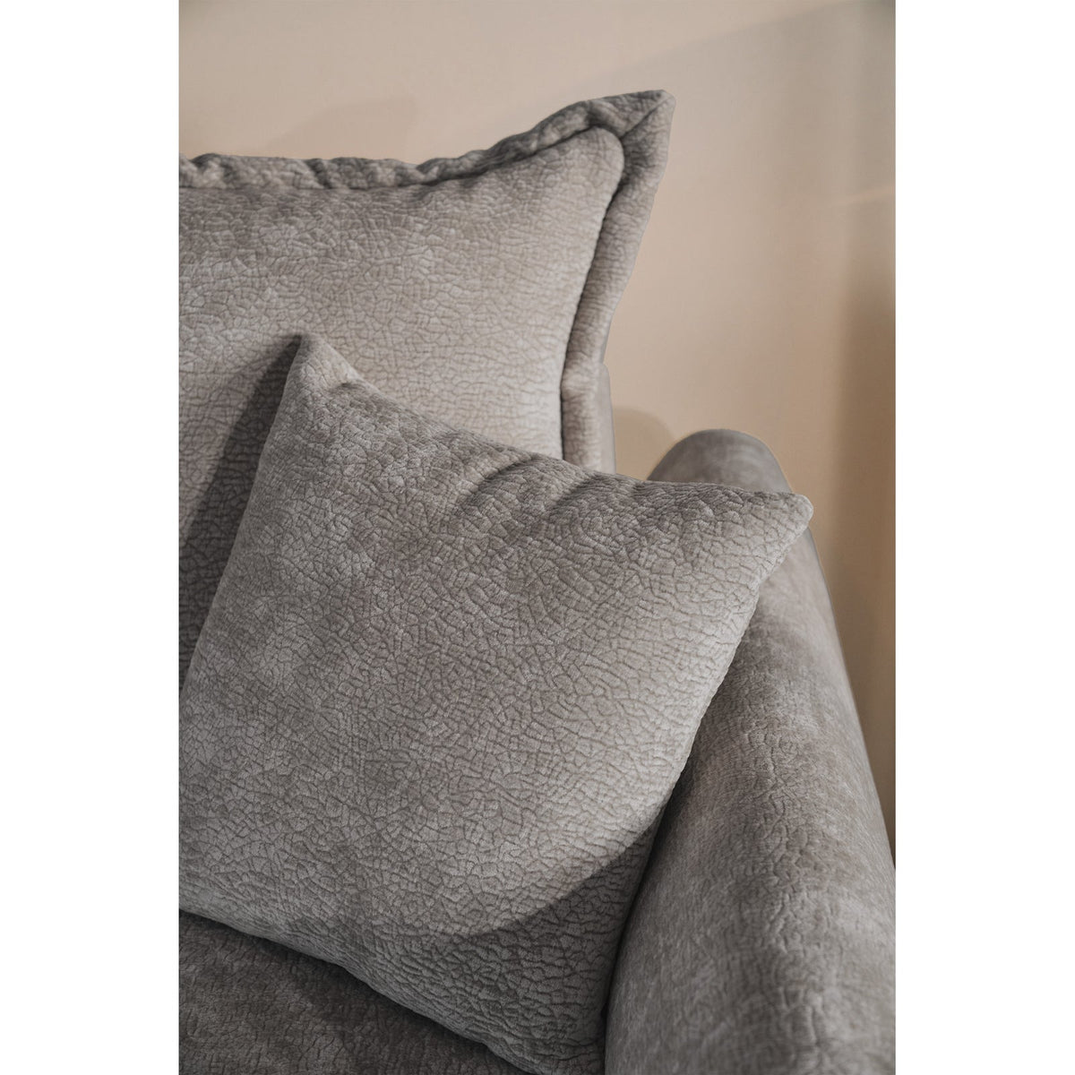 Kampinė sofa-lova CUSHI, pilka, dešinė