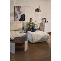 Kampinė sofa-lova CUSHI, smėlinė, dešinė