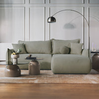 Kampinė sofa-lova CUSHI, šalavijų, dešinė