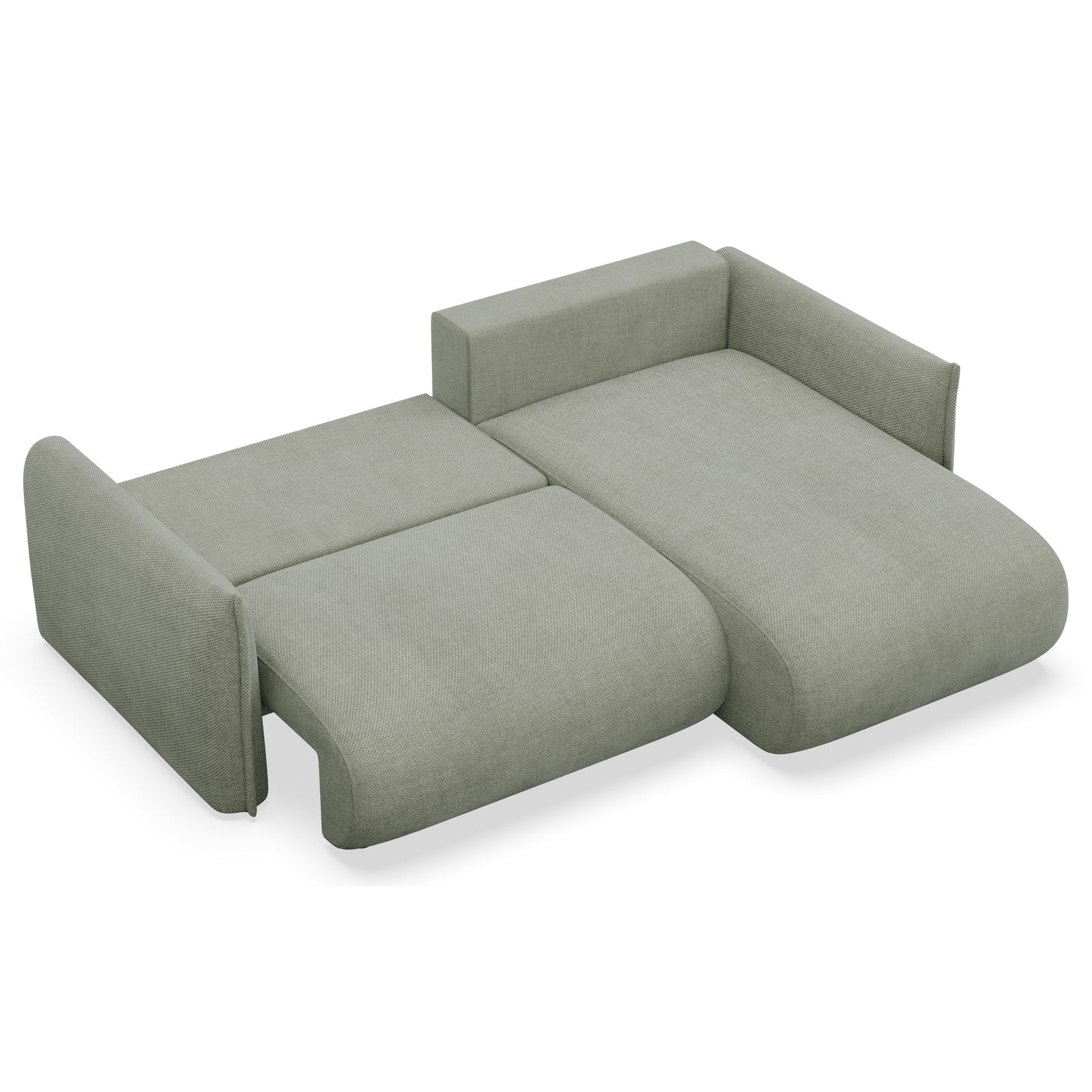 Kampinė sofa-lova CUSHI, šalavijų, dešinė