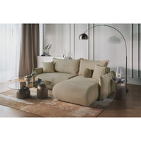Kampinė sofa-lova CUSHI, smėlinė, dešinė