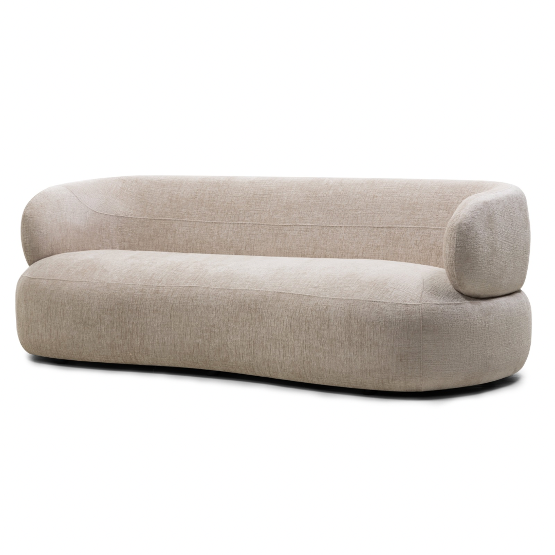 Sofa TIUBO, šviesiai smėlio spalvos