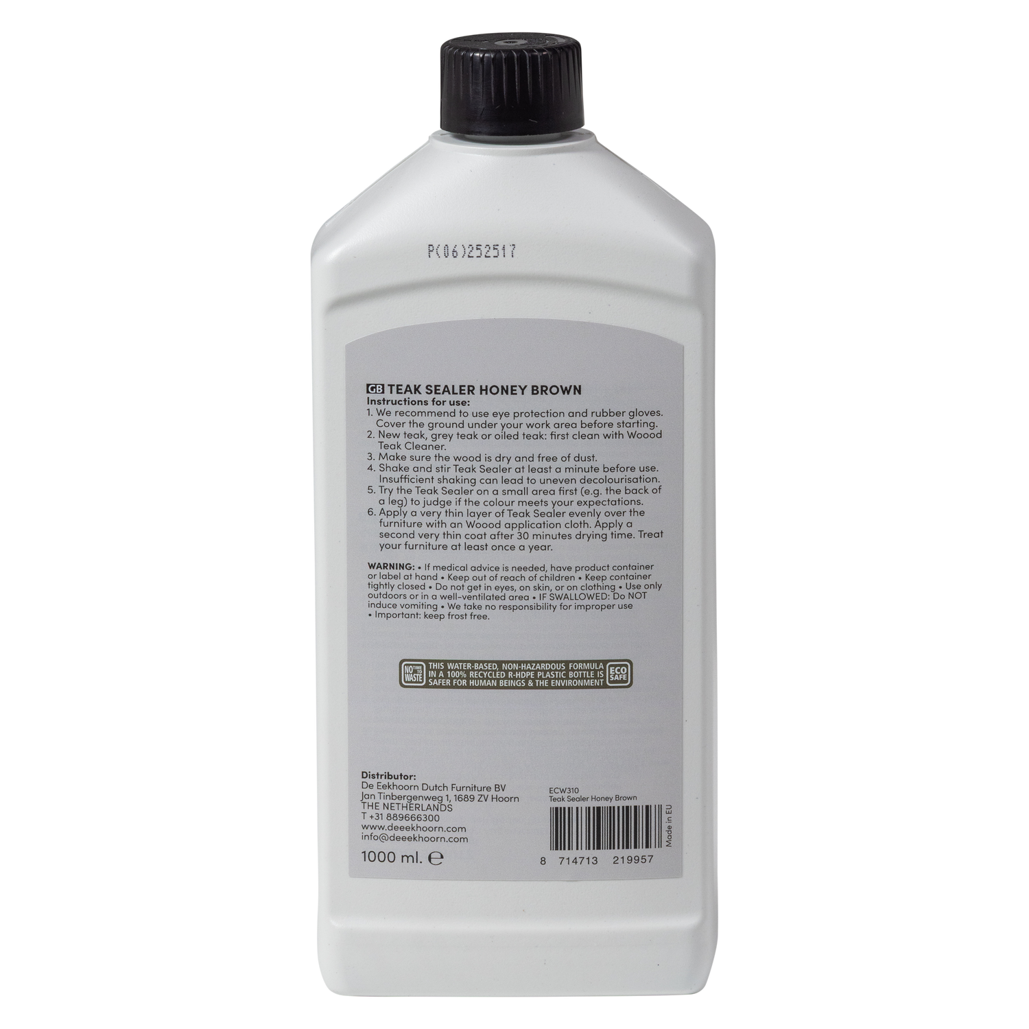 Priežiūros priemonė teak lakas medaus ruda 1000 ml