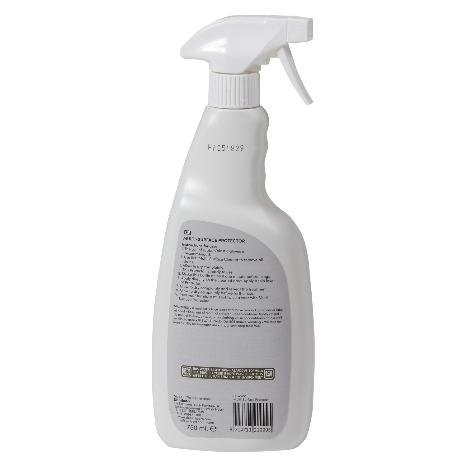 Priežiūros priemonė tekstilės ir pynimo apsauga 750 ml